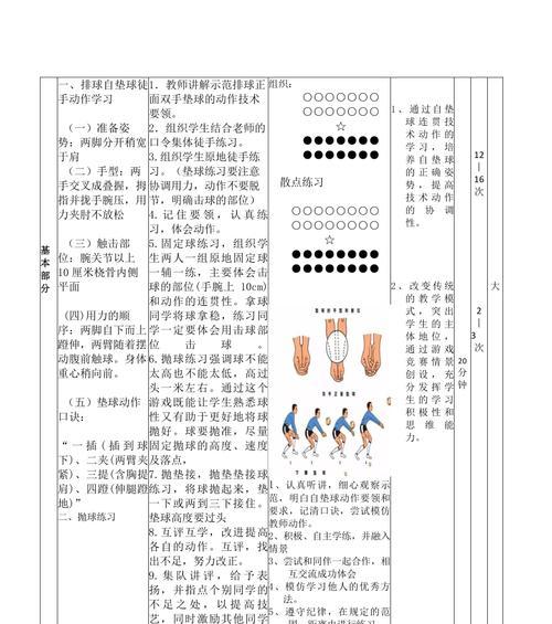 无球徒手垫球动作要领（轻松掌握排球无球垫球技巧）